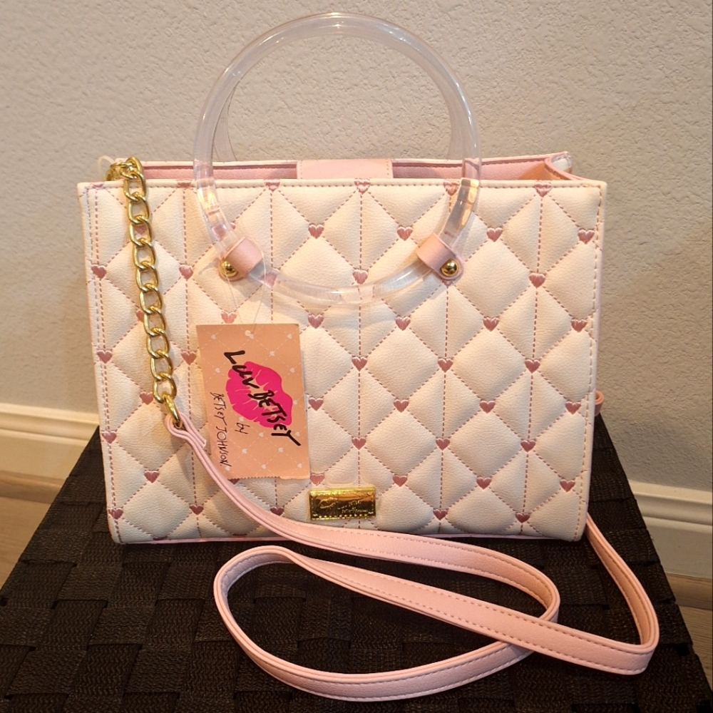 NWT Luv Betsey Pastel Satchel Crossbody